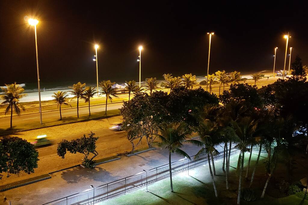 A vista a noite