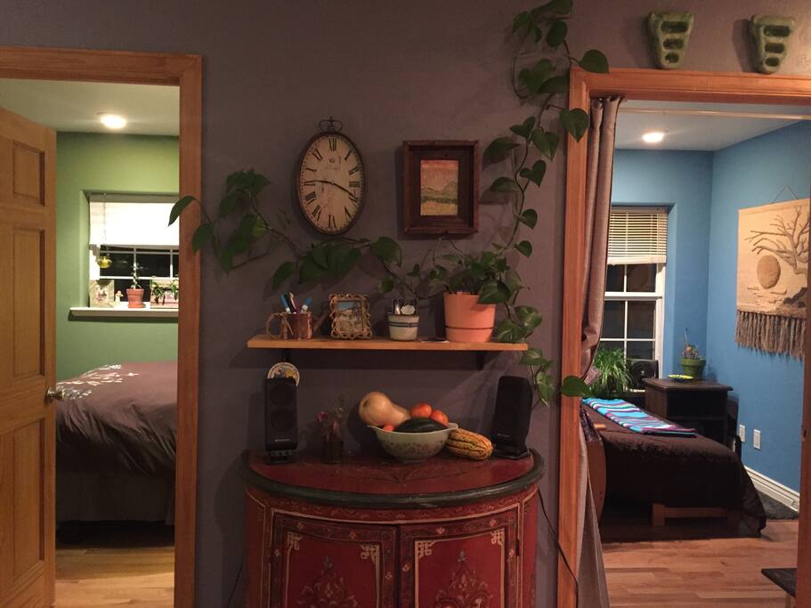 Green Room and Blue Room :)