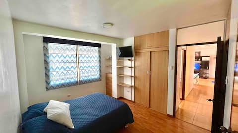 Cozy and comfortable apartment.