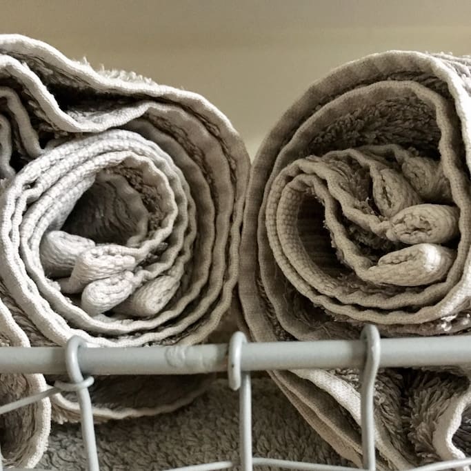Plenty of fresh towels