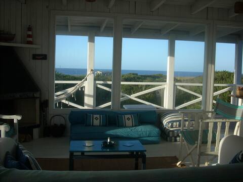 THE TURQUOISE HOUSE WITH AN OCEAN VIEW