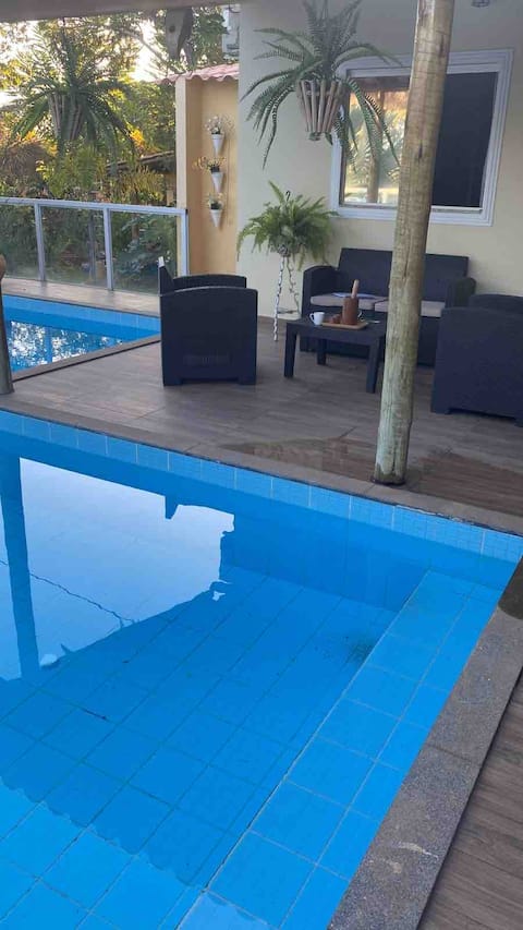 Sítio Quinta das Palmeiras 14km de Moc with swimming pool