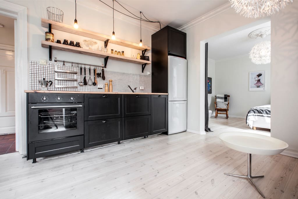 Small but fully equipped kitchen