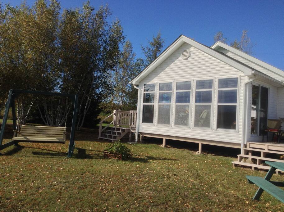 4 season sunroom, water view