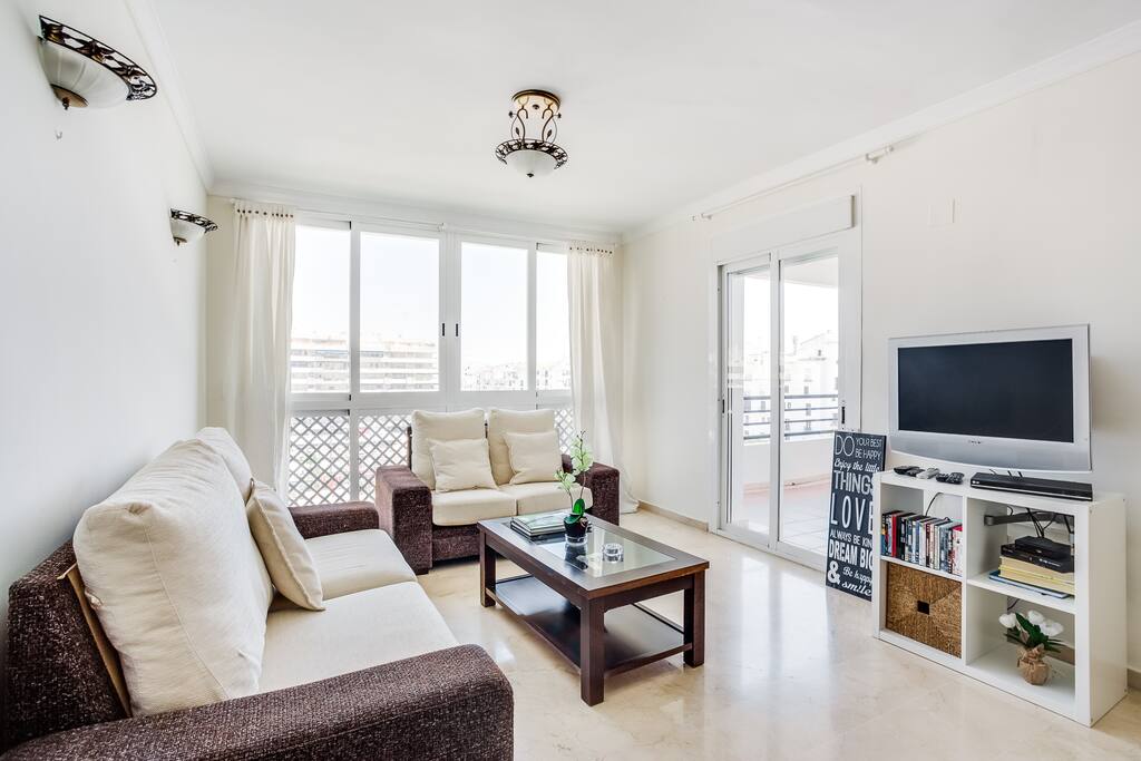 Living room with terrace