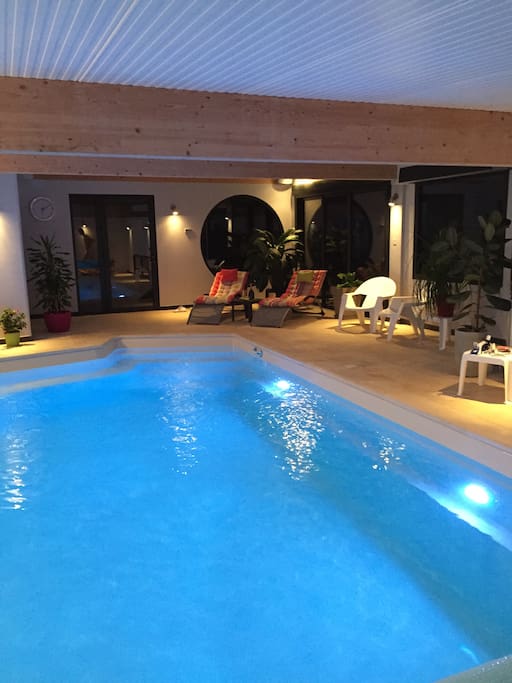 Maison avec piscine chauffee