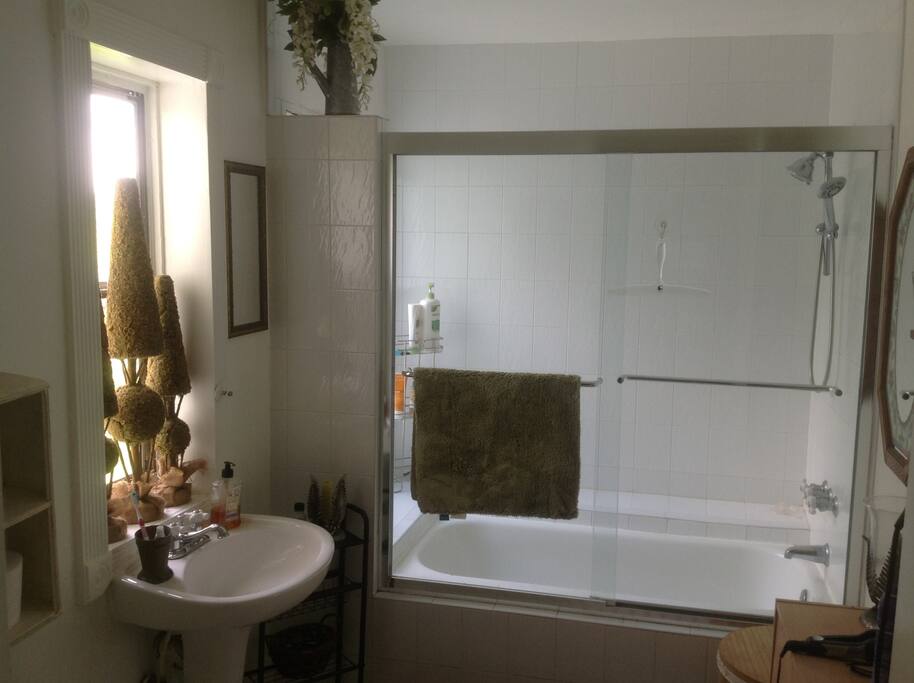 Huge Garden Bathroom