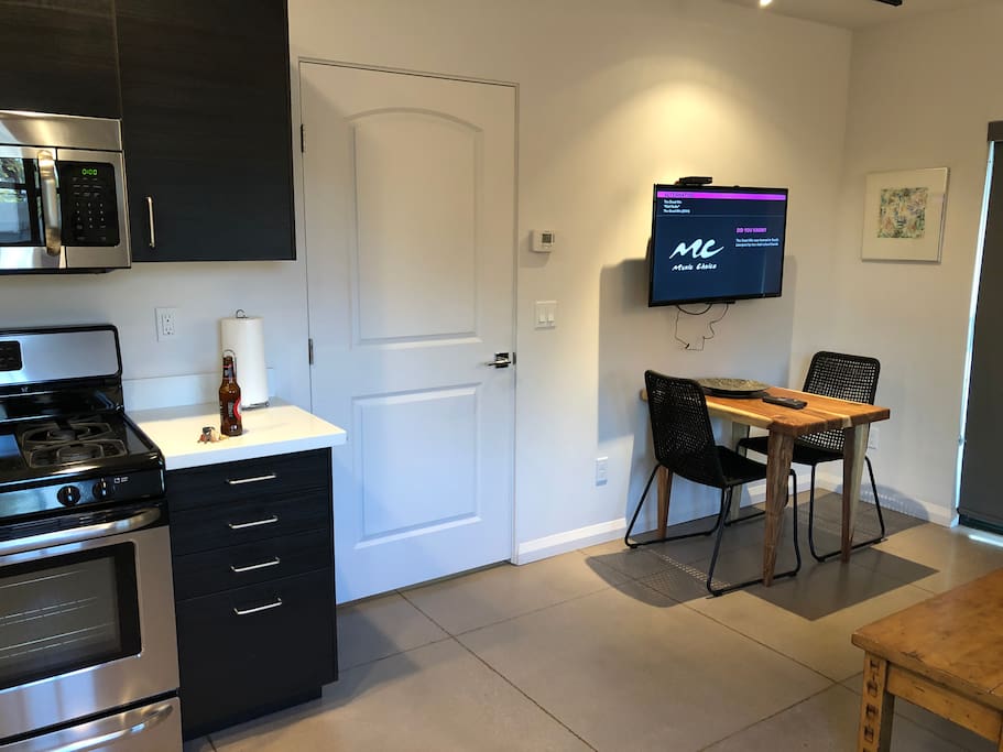 Dining Area with TV