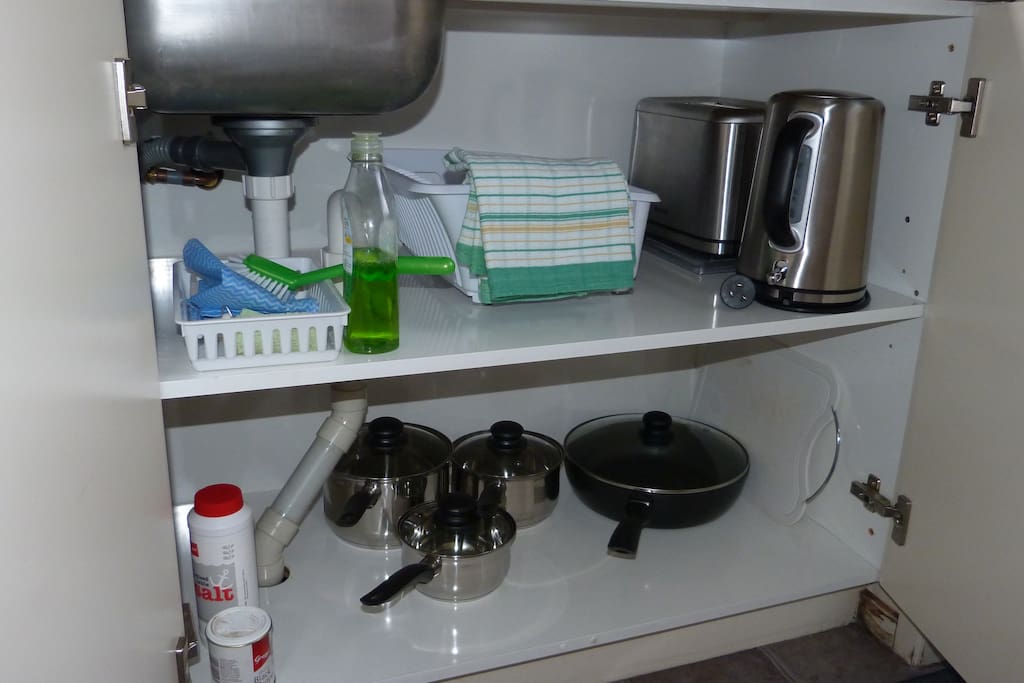 Kitchen equipment available.