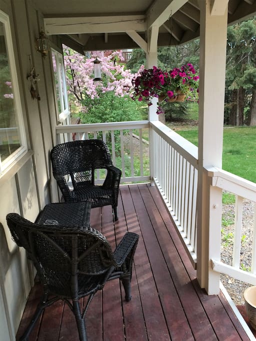 Ranch style porch for summer evenings