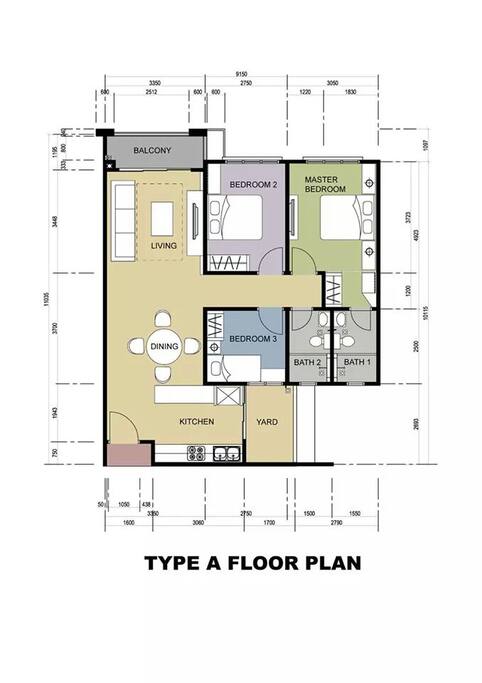 Your room is bedroom 3