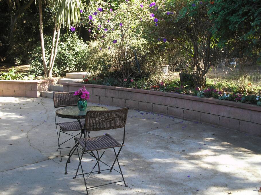 View of patio