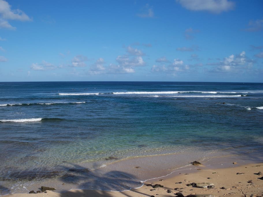 Beach Across the street from the house
