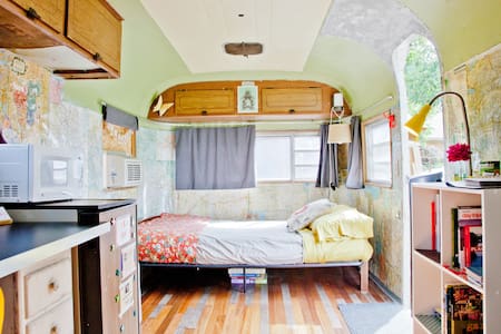 Vintage Airstream in East Austin, Texas