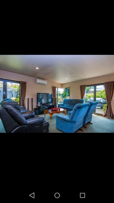 Open plan living room