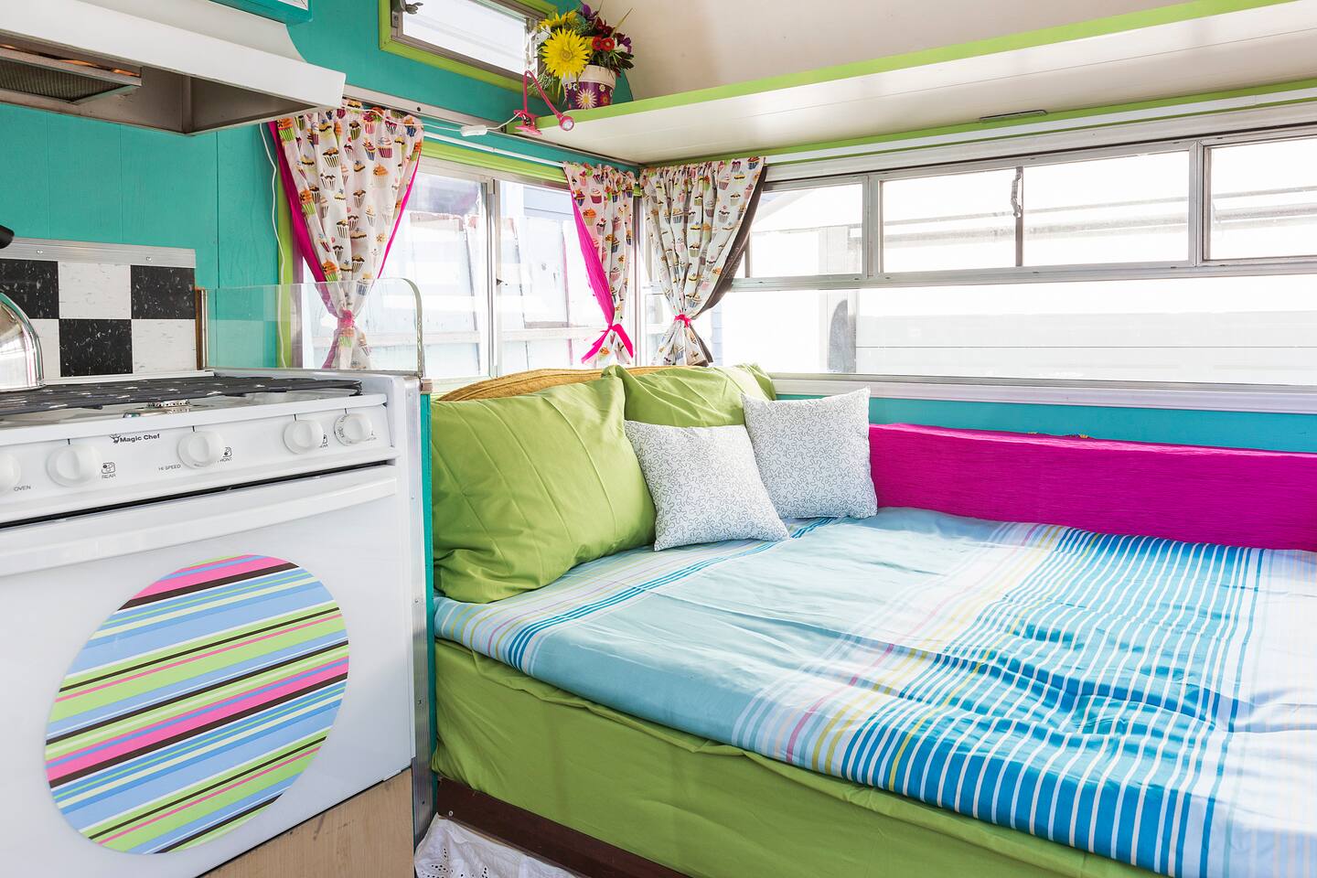 Vintage caravan ~ urban glamping! campingvogne/autocampere til ...