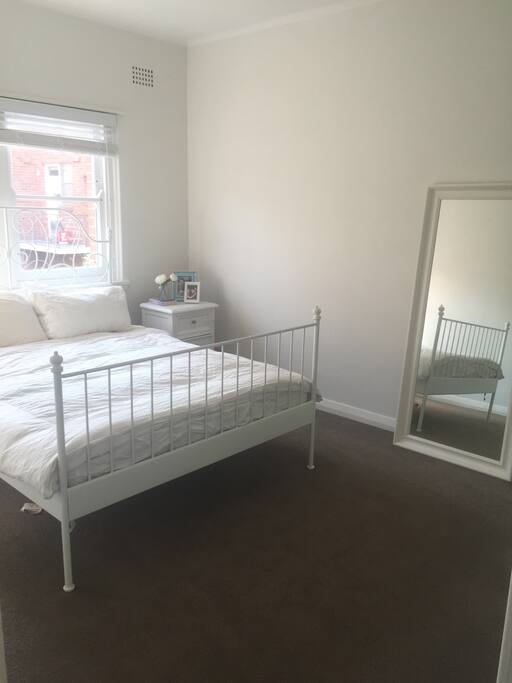 Large, bright, clean room