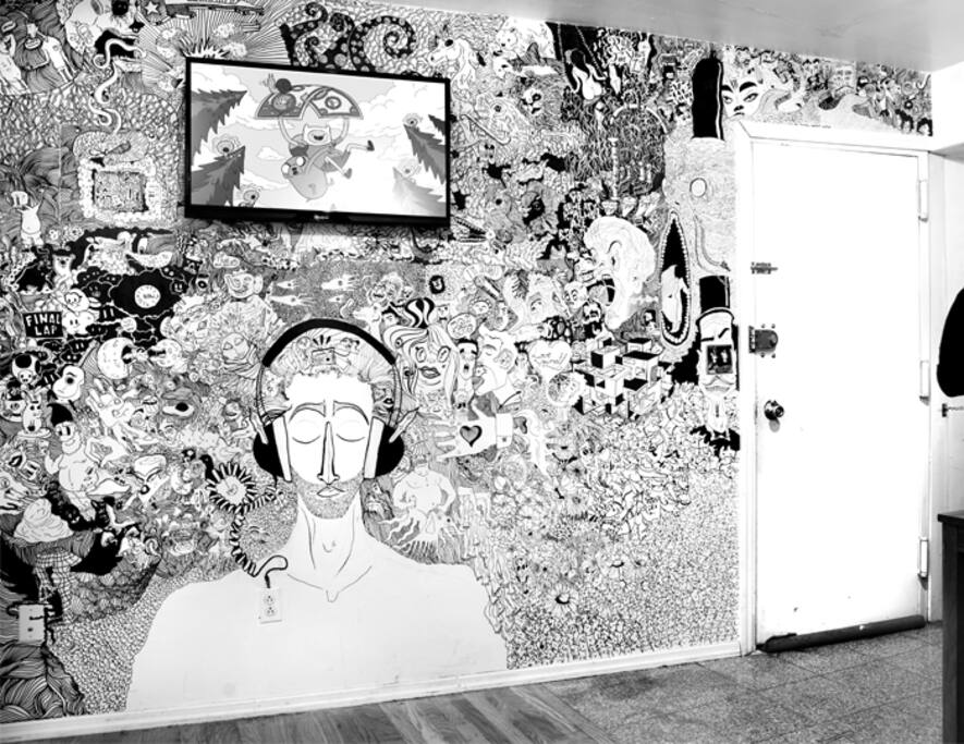 Mural in communal area