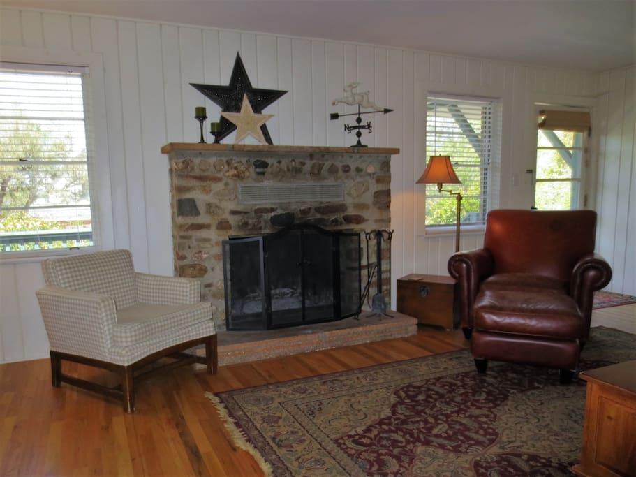 Living Room with Fireplace