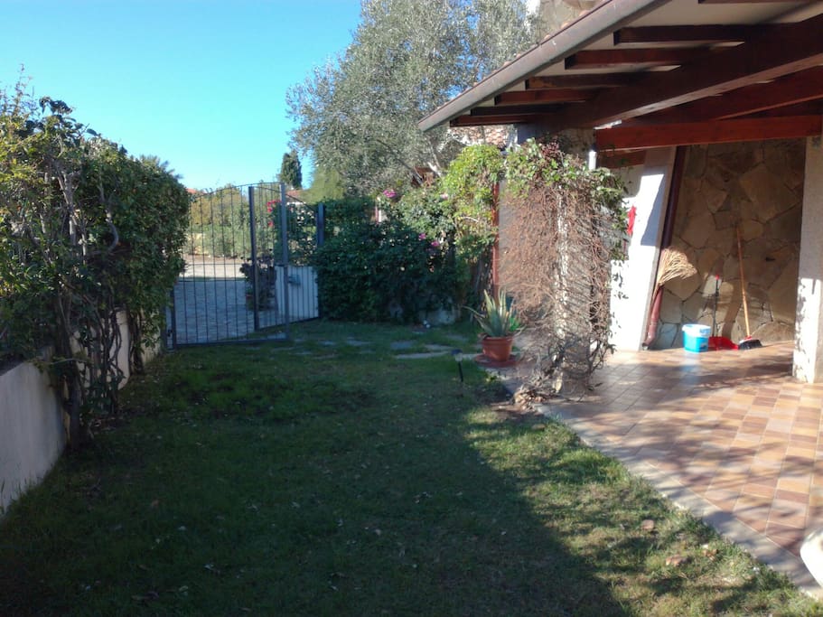 The garden and terrace