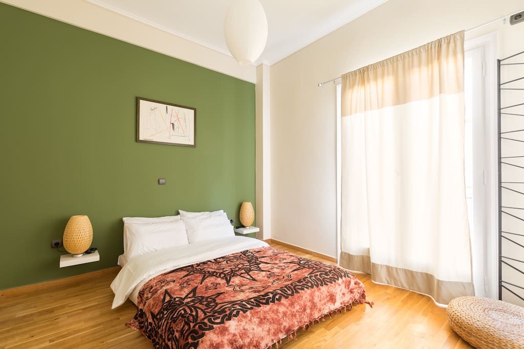 Bedroom 2 - it has a very cozy feelling although it is very spacious with large closets