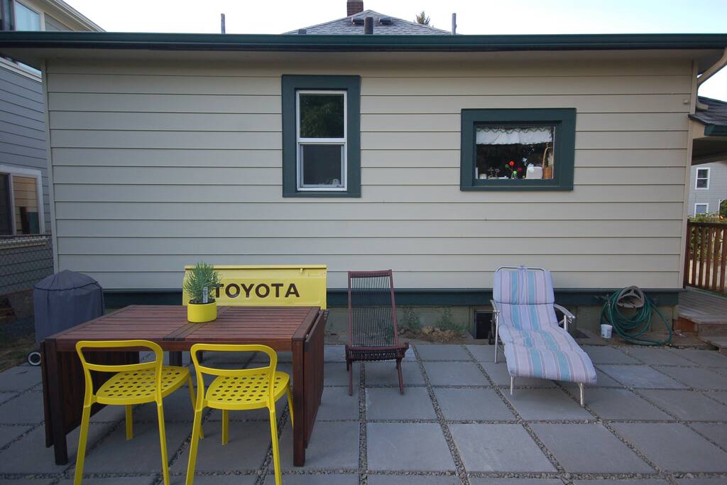 Back patio