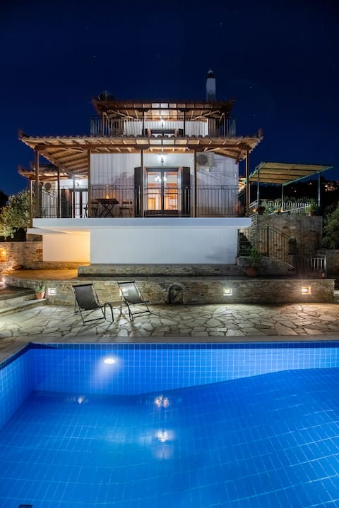 Pool Villa -Anastasia sunset,WiFi,sea view