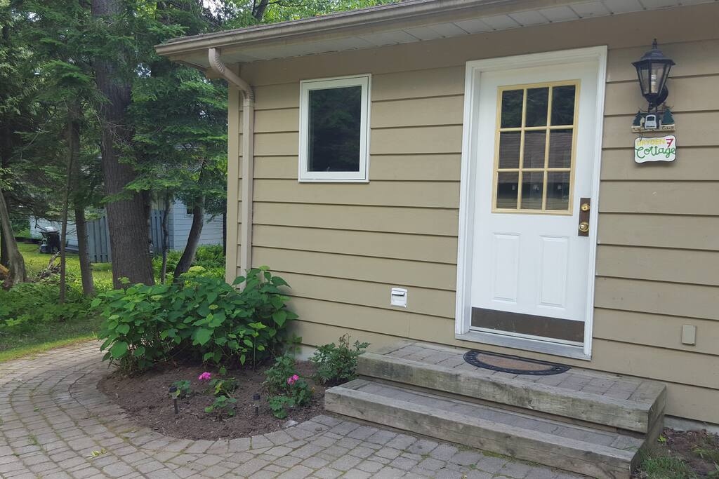 The front door.