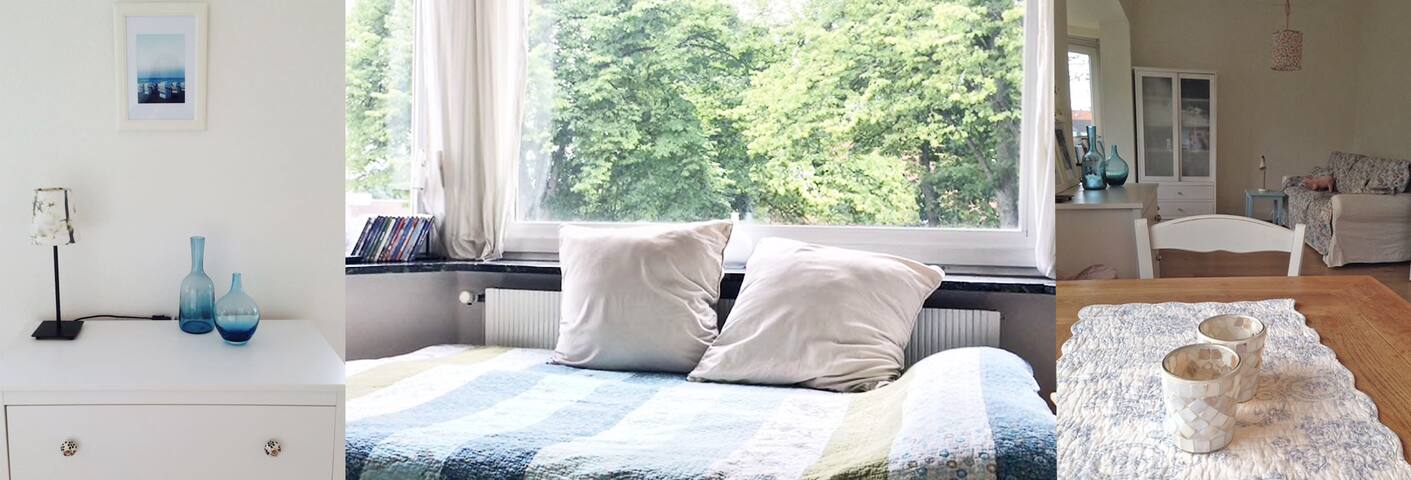 Süße Wohnung nur 200m zum Strand, Balkon & Bikes