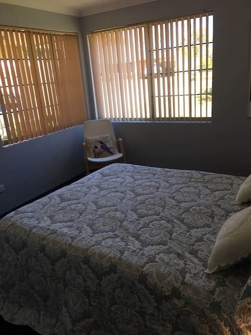 Your room has a very pleasant view over the front lawn.