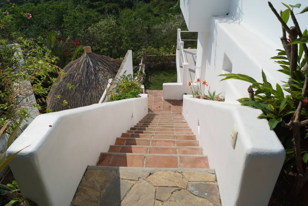 la bajada al departamento