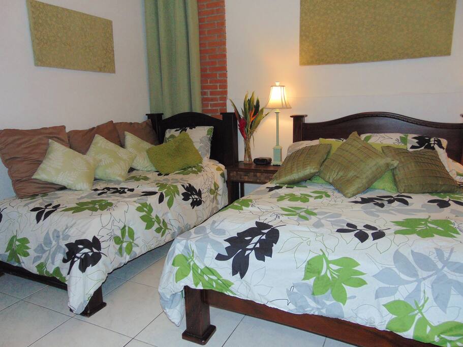 Standard Room #2 has a queen size bed and a twin size bed