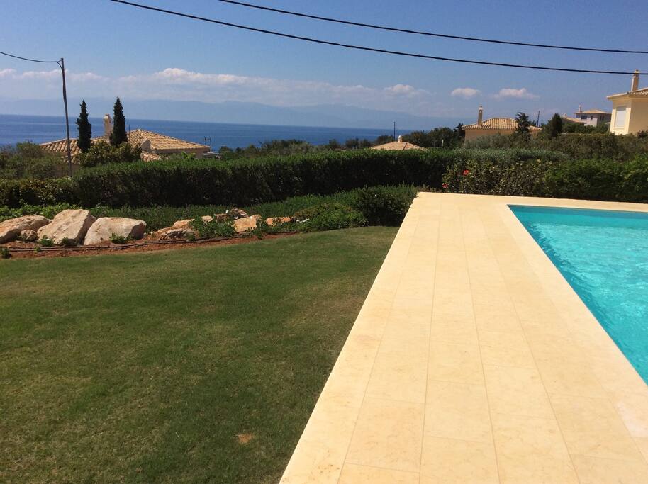 Garden view and pool