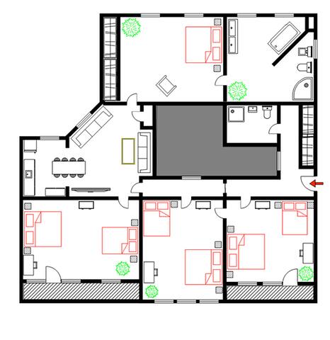 Louvre Loft 4-Bedrooms, 2-Bathrooms (Old Town) gallery image 2