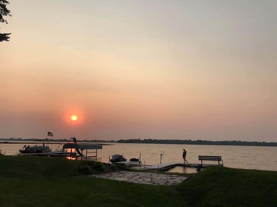 Enjoying the sunset