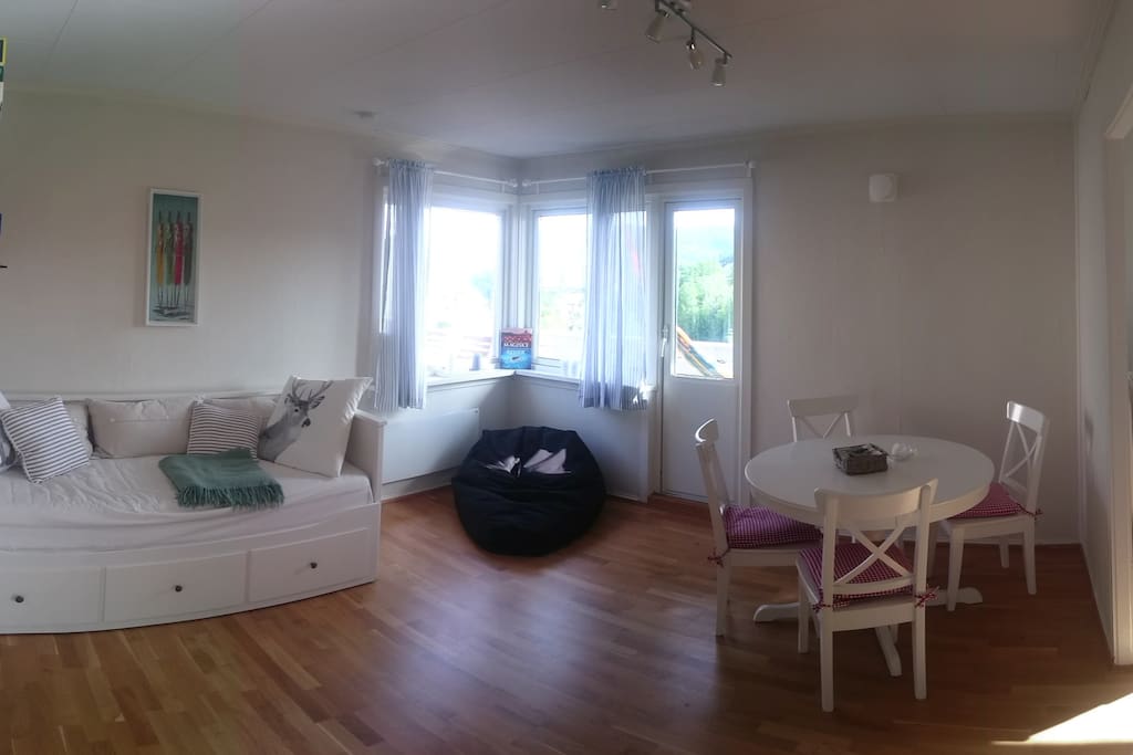 The day bed can be extended to a double bed