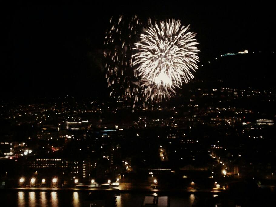 The lights festival in bergen earlier in November.
