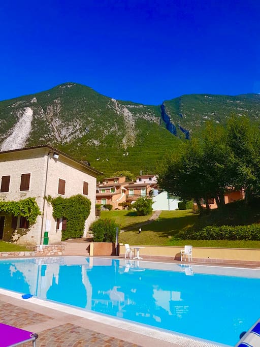 the residence and the swimming pool