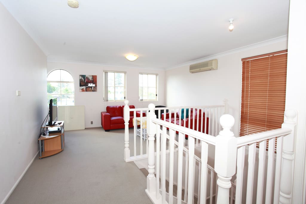 Upstairs living