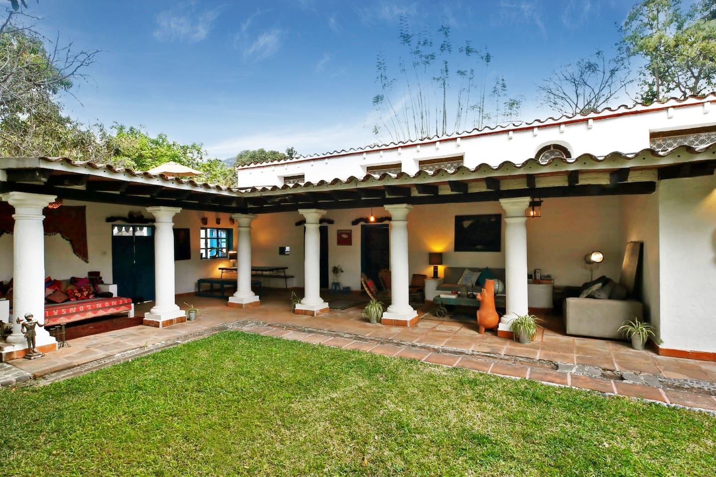 Casa Mágica, atmósfera mediterránea en Tepoztlán - Villas en alquiler en Tepoztlán
