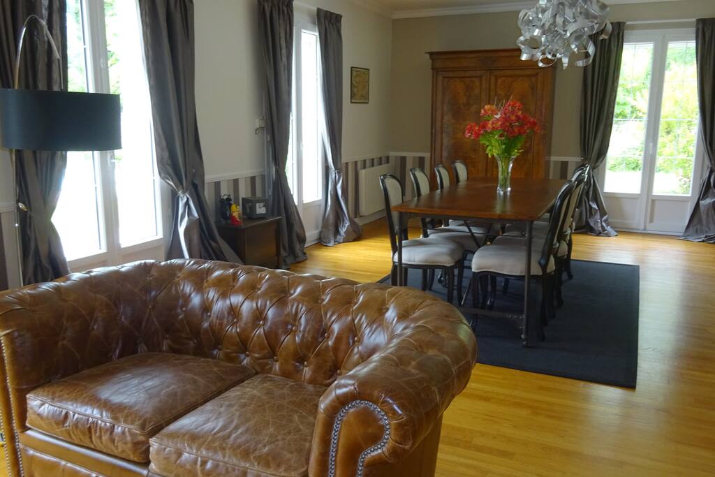 salon salle à manger de 60m²
