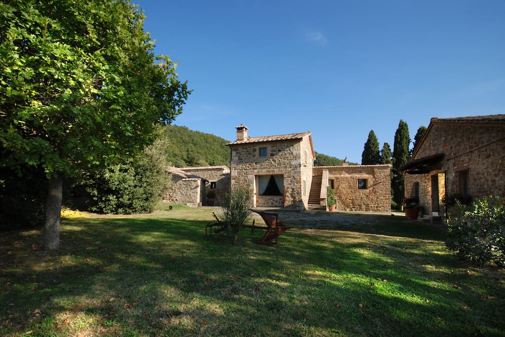 Vista esterna delle case