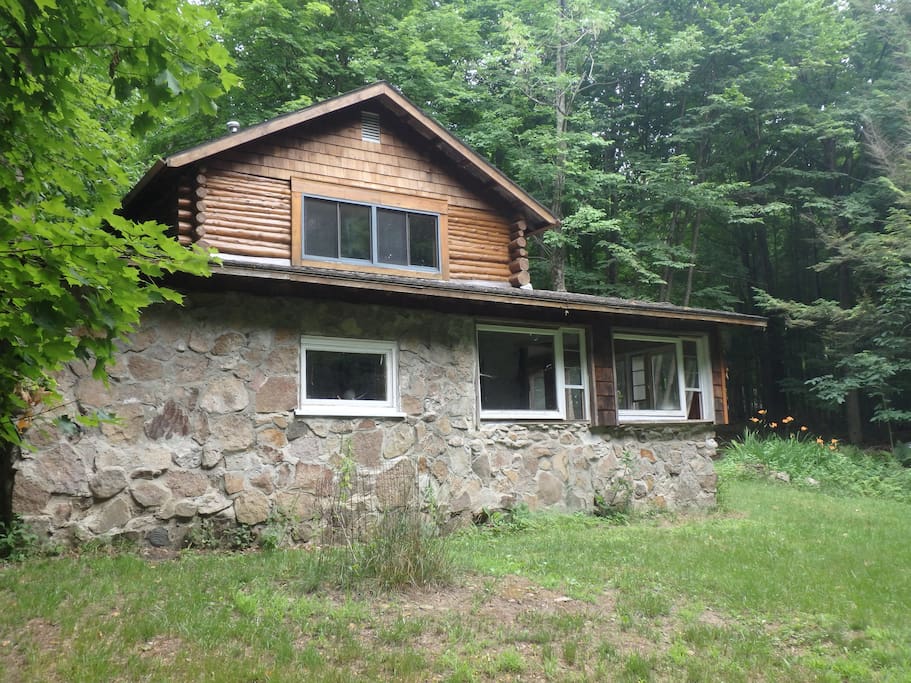 View of the porch and cabin