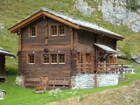 The Murmur of the Torrent, chalet 3 minutes from Arolla