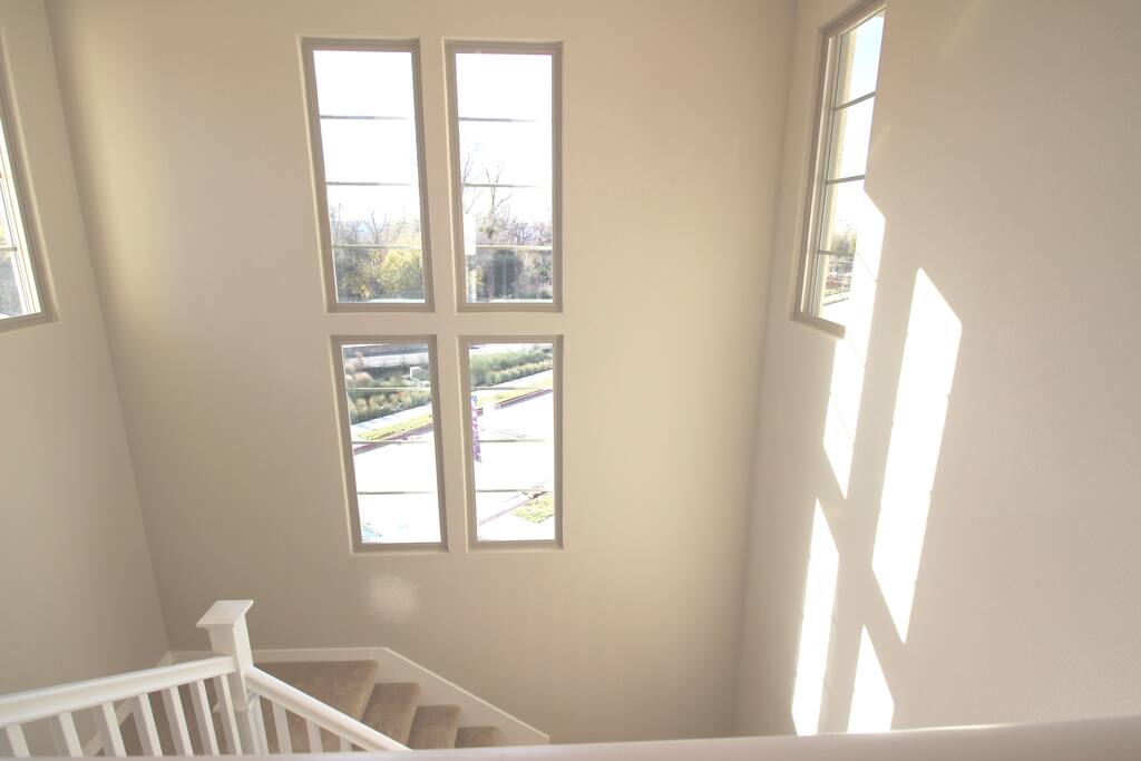 View of parks from stairway