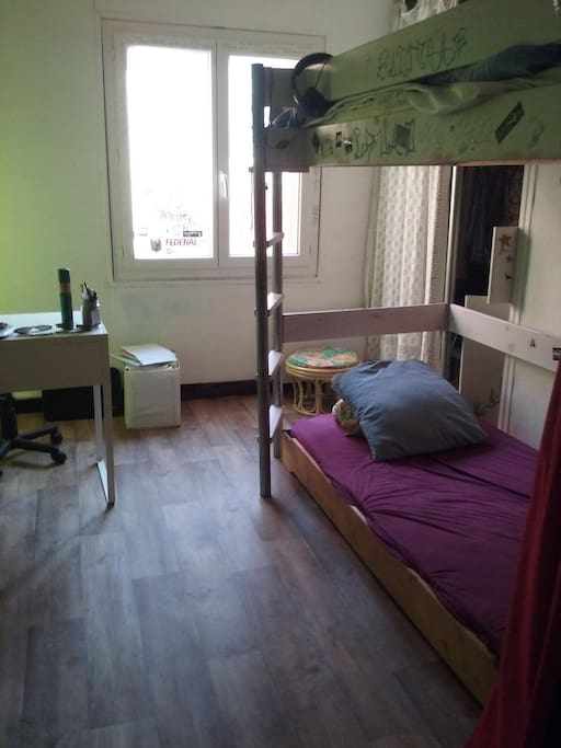 Chambre 1, deux lits simples