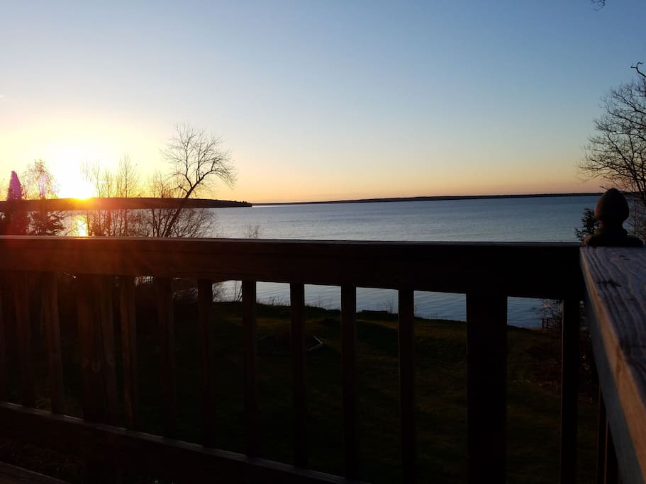 May 2017 Sunrise over Basswood Island