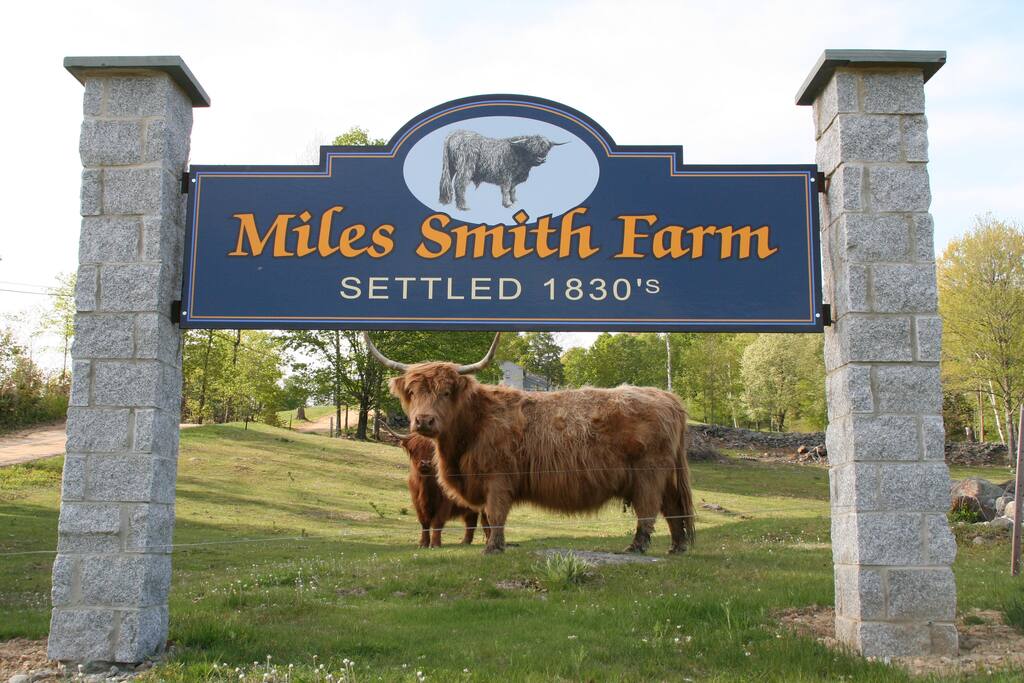 First settled in the 1830's by Miles Smith who is buried on the property.