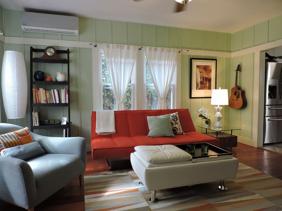 Not just colorful, but comfortable! AC/Heat w/remote.