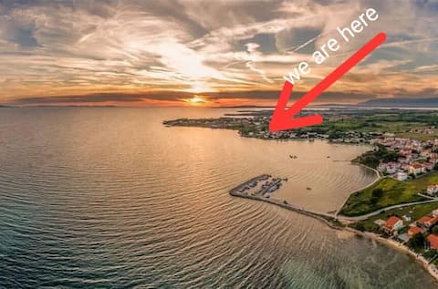 Successful Airbnb property: Modern apartment near to beach in Općina Privlaka